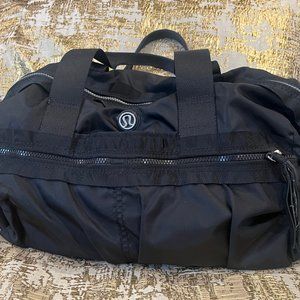 Lululemon Black Duffle Bag